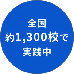 全国約1000校で実践中