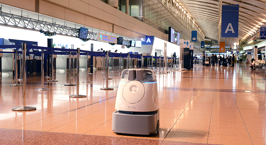 業務用ロボット Whiz ウィズ 導入事例 日本空港ビルデング株式会社
