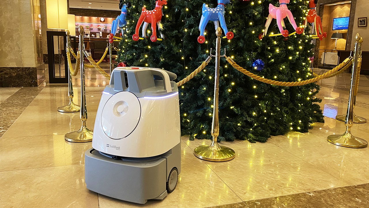 業務用ロボット Whiz ウィズ 導入事例 ホテル日航奈良　様